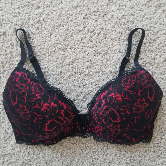 La Senza Obsession Bra in Black/Red